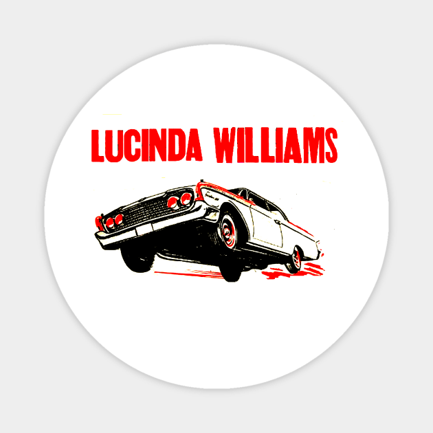 Lucinda Williams Magnet by Stubbs Letterpress